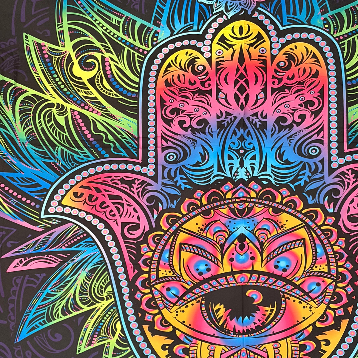 Hamsa Wandtuch